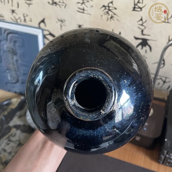 古玩陶瓷磁州窯黑釉梅瓶真品鑒賞圖