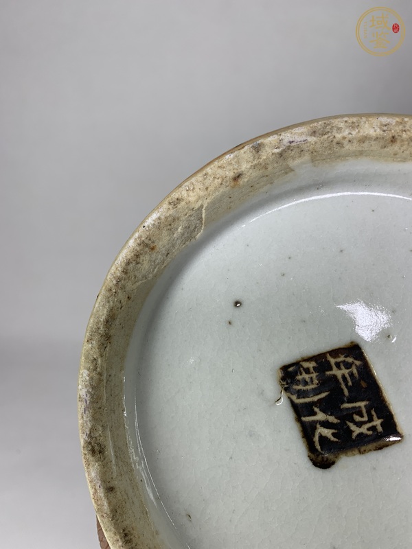 古玩陶瓷哥釉青花瓶真品鑒賞圖