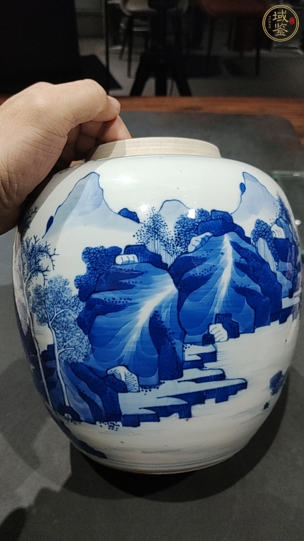 古玩陶瓷青花罐真品鑒賞圖