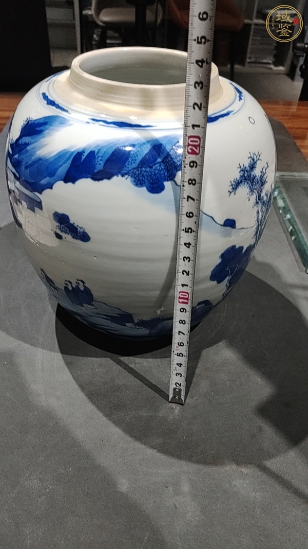 古玩陶瓷青花罐真品鑒賞圖