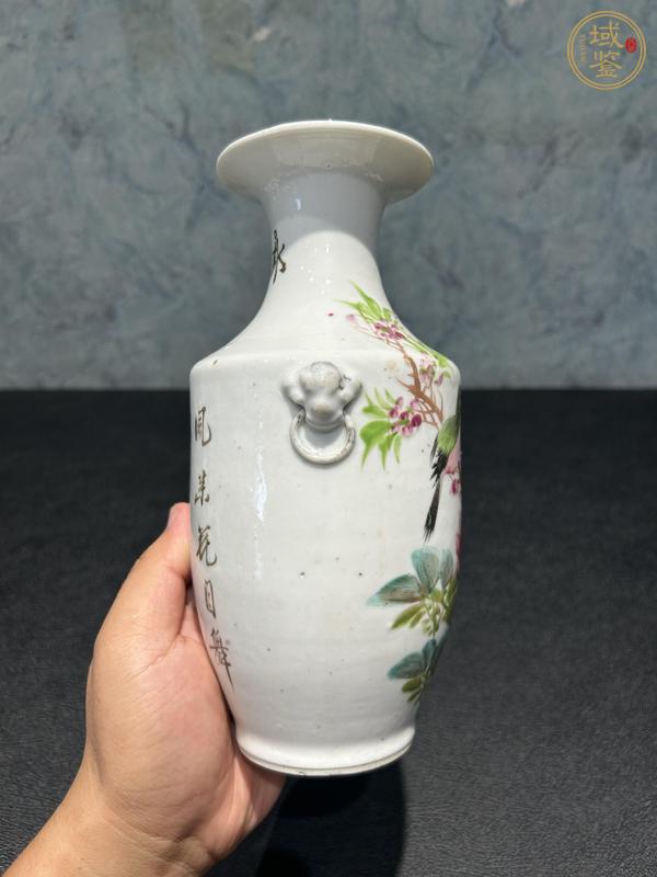 古玩陶瓷花鳥(niǎo)紋瓶真品鑒賞圖