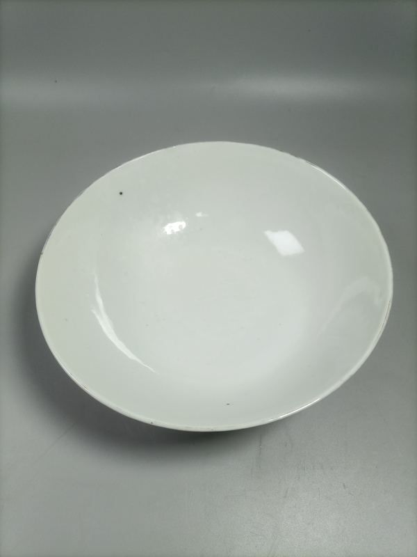 古玩陶瓷粉彩梅花詩文碗拍賣,當前價格580元