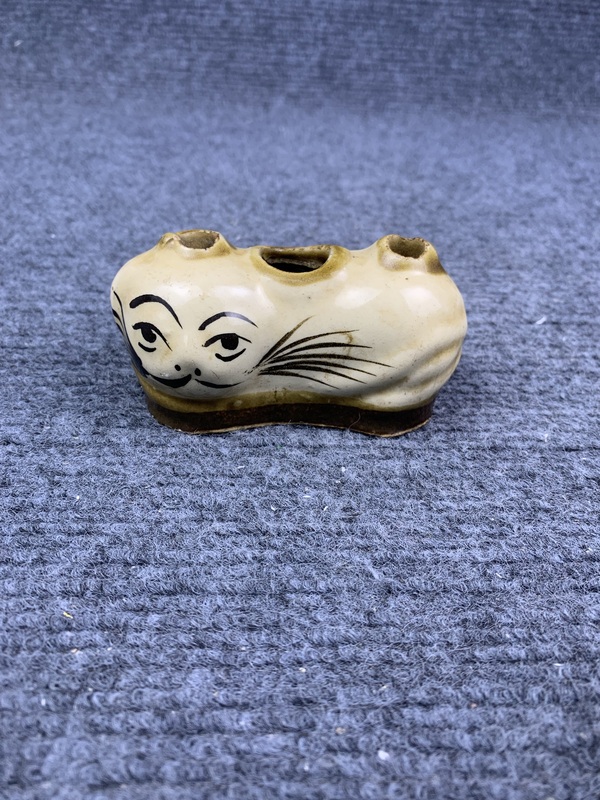 古玩陶瓷磁州窯貓型水盂拍賣,當前價格999元