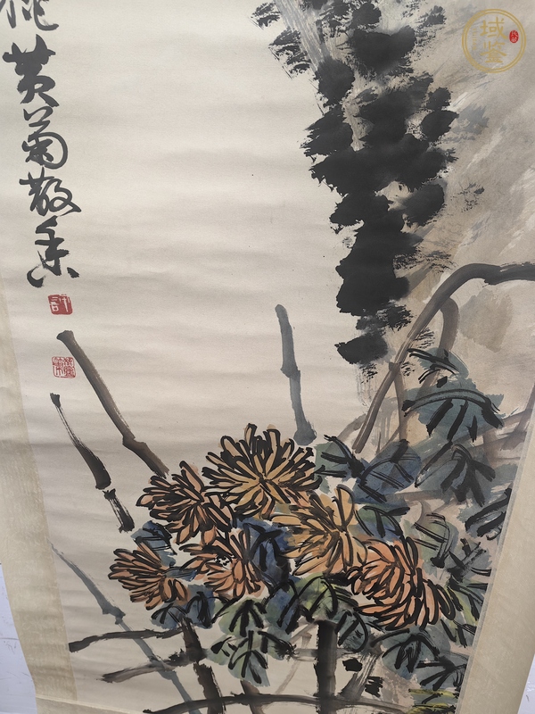 古玩字畫許麟廬花鳥真品鑒賞圖