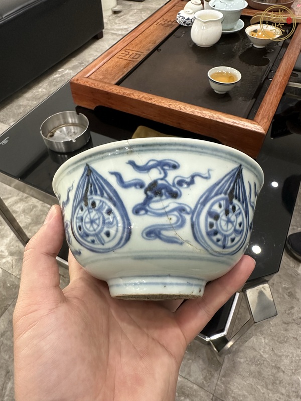 古玩陶瓷青花碗真品鑒賞圖