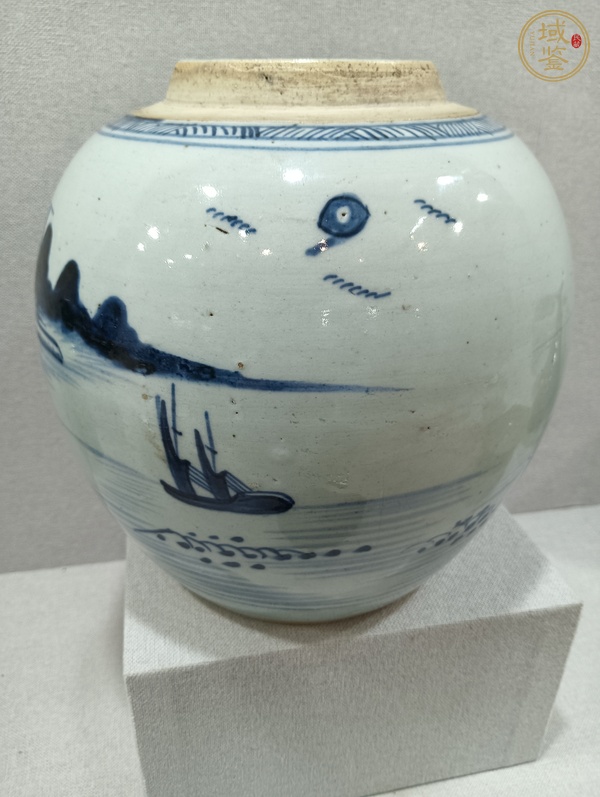 古玩陶瓷青花罐真品鑒賞圖