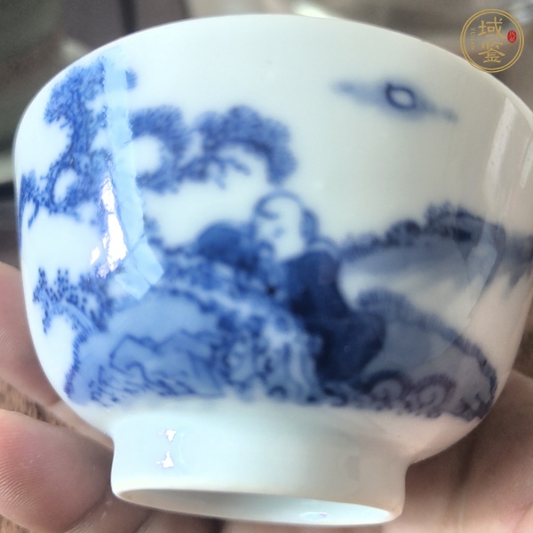 古玩陶瓷青花杯真品鑒賞圖