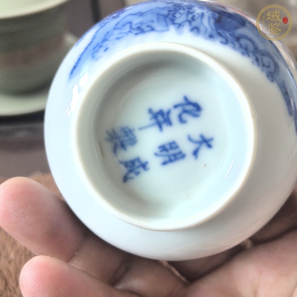 古玩陶瓷青花杯真品鑒賞圖