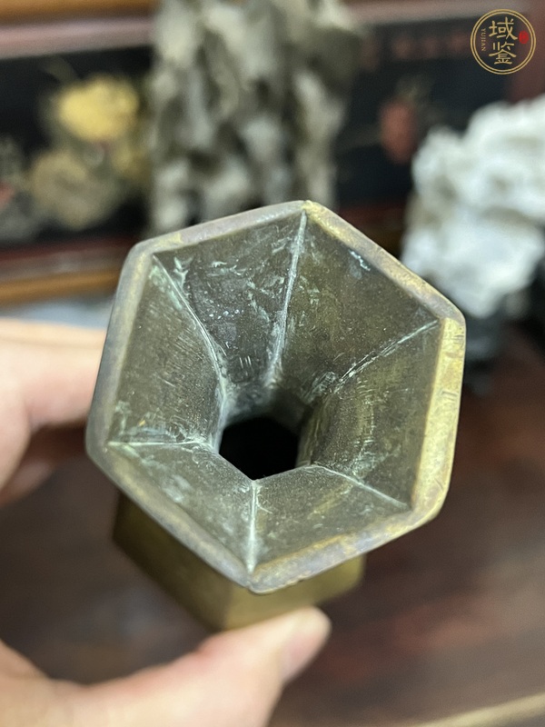 古玩銅器銅瓶真品鑒賞圖