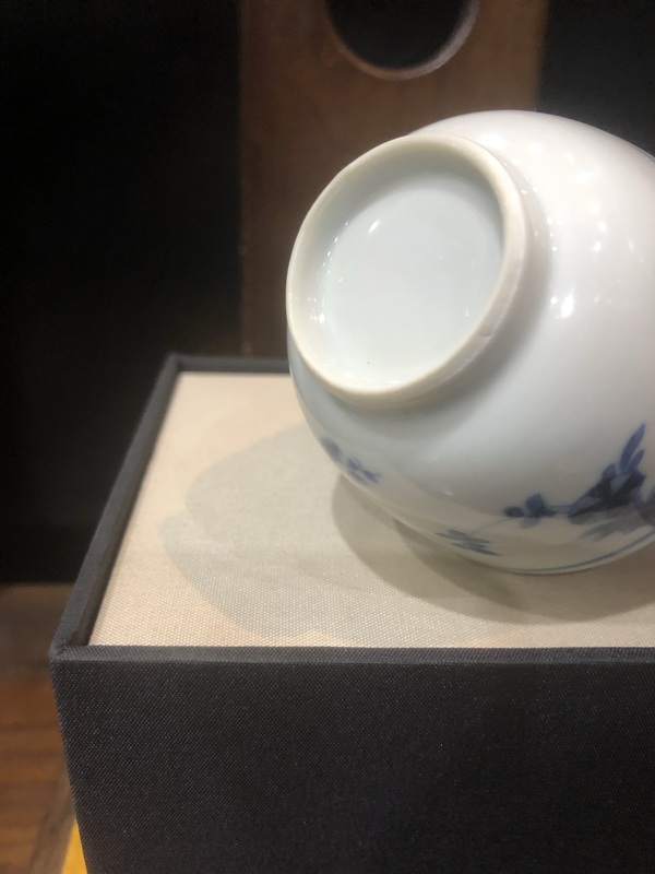 古玩陶瓷（精品品茗杯）清早-康熙-梅花紋-青花品茗杯拍賣，當前價格660元