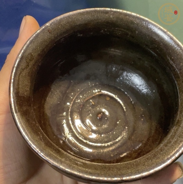 古玩陶瓷耀州窯茶葉末釉香爐真品鑒賞圖