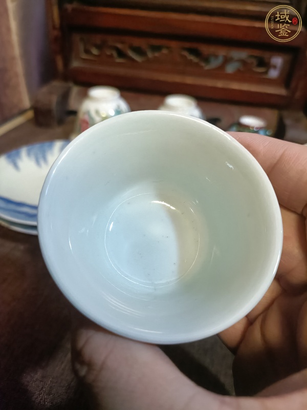 古玩陶瓷青花杯真品鑒賞圖