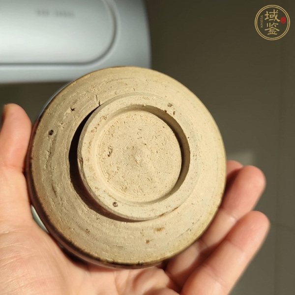 古玩陶瓷燕川窯黑釉茶入真品鑒賞圖