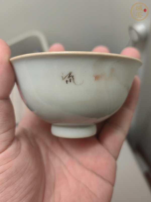 古玩陶瓷粉彩杯真品鑒賞圖