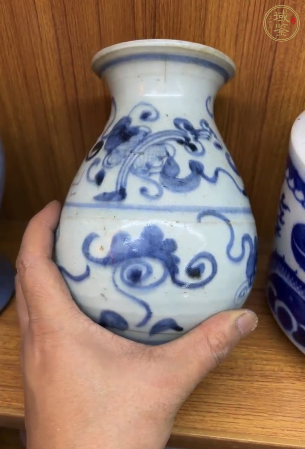 古玩陶瓷青花尊真品鑒賞圖