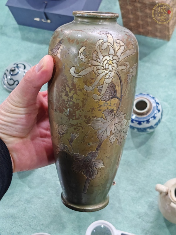 古玩銅器銅瓶真品鑒賞圖