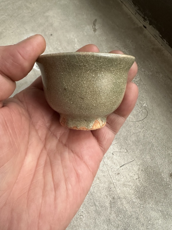 古玩陶瓷元末明初主人杯拍賣,當前價格2222元