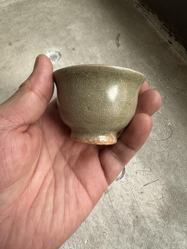 古玩陶瓷元末明初主人杯拍賣,當前價格2222元