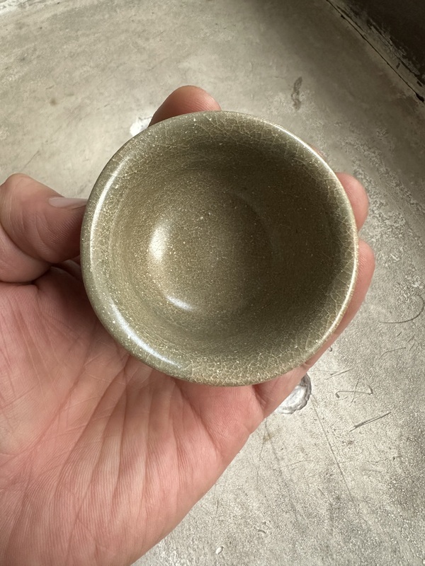 古玩陶瓷元末明初主人杯拍賣,當前價格2222元