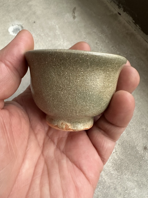 古玩陶瓷元末明初主人杯拍賣,當前價格2222元