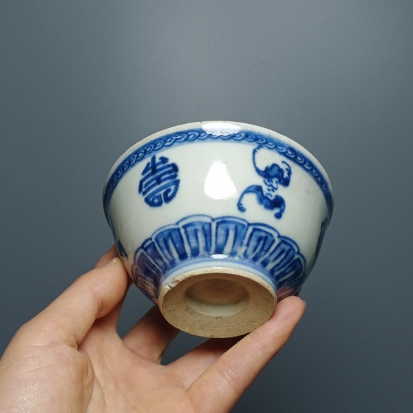 古玩陶瓷清代，青花拍賣，當(dāng)前價(jià)格6500元