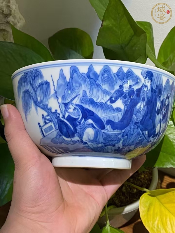 古玩陶瓷青花碗真品鑒賞圖