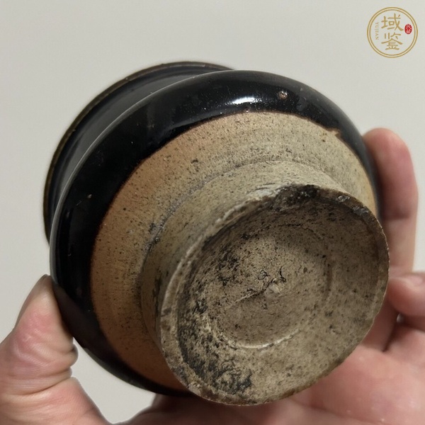 古玩陶瓷燕川窯黑釉茶入真品鑒賞圖