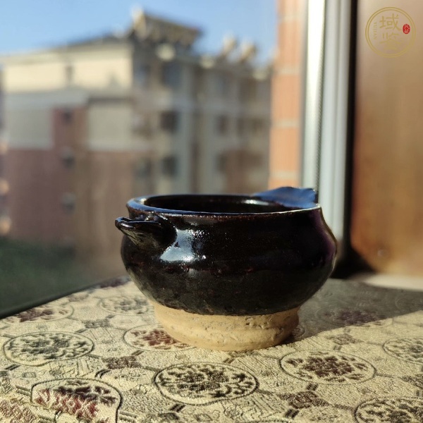 古玩陶瓷耀州窯黑釉分茶器真品鑒賞圖