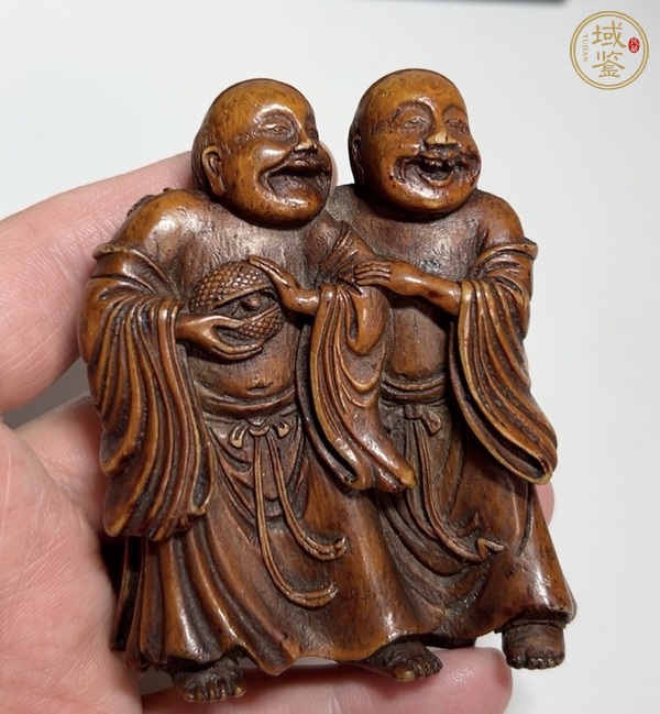 古玩雜項(xiàng)竹根雕人物擺件真品鑒賞圖