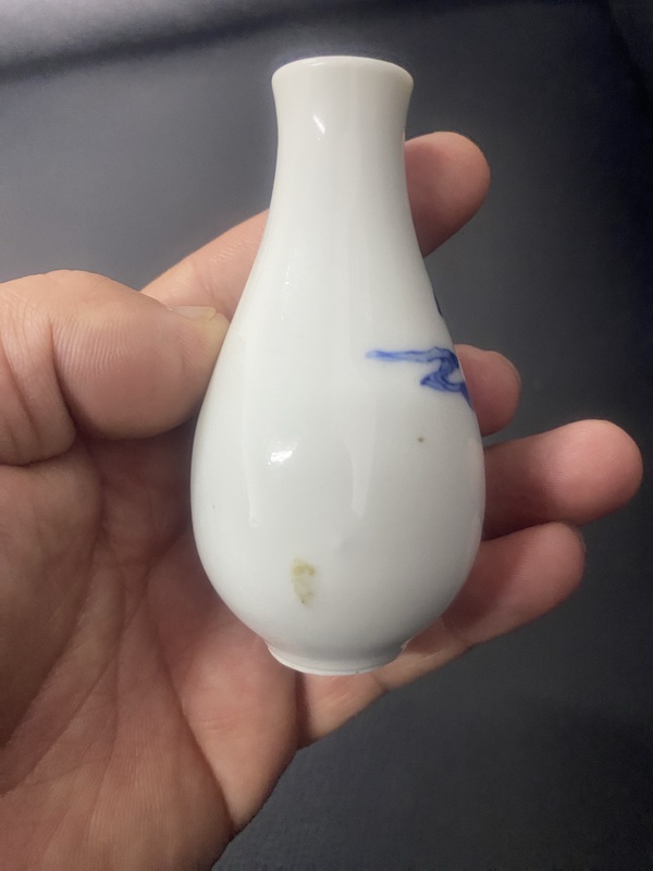古玩陶瓷晚清民國 青花劉海戲金蟾故事圖小瓶拍賣,當前價格6880元