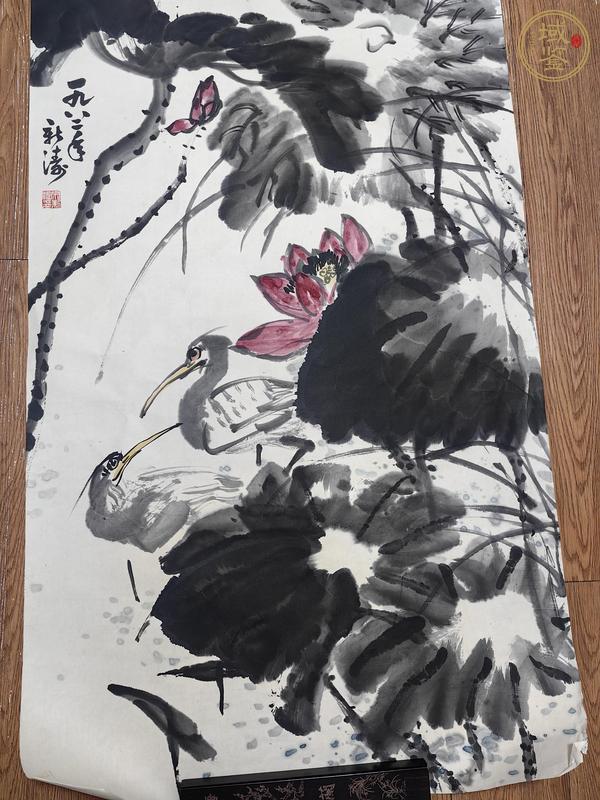 古玩字畫(huà)宋新濤花鳥(niǎo)真品鑒賞圖