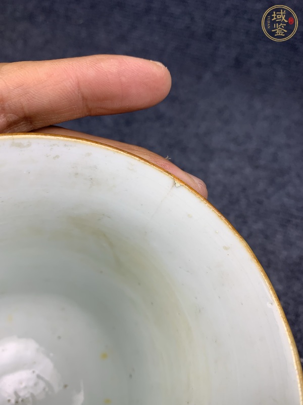 古玩陶瓷青花粉彩大號馬克杯真品鑒賞圖