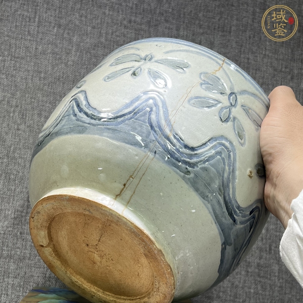 古玩陶瓷青花蓋缸真品鑒賞圖