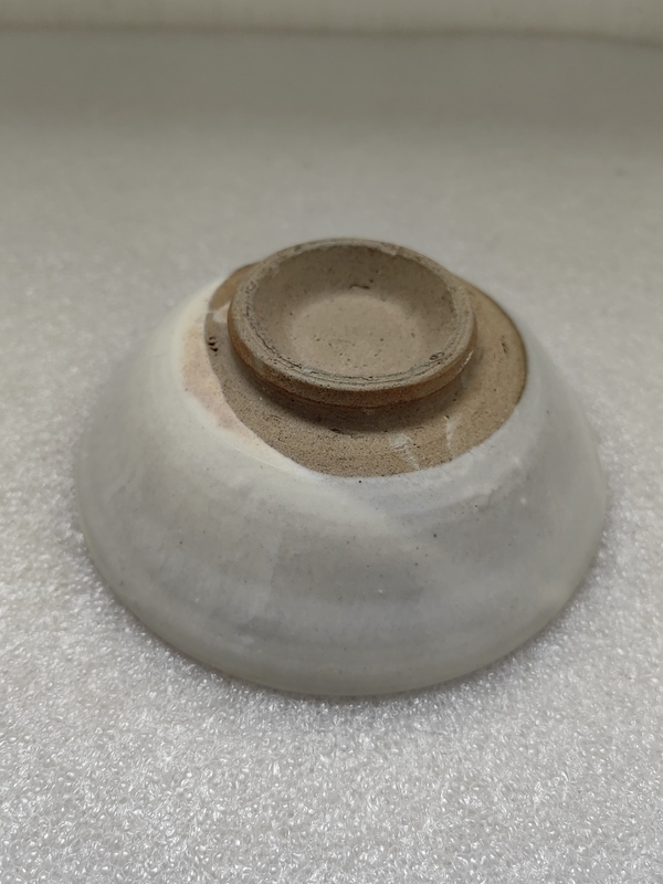 古玩陶瓷磁州窯白地黑花茶碗拍賣,當前價格480元