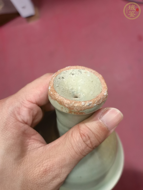 古玩陶瓷龍泉青瓷高足杯真品鑒賞圖