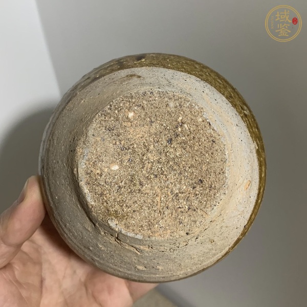 古玩陶瓷黃釉茶入真品鑒賞圖