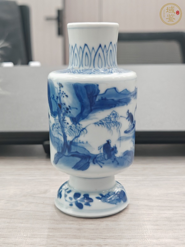 古玩陶瓷青花瓶真品鑒賞圖