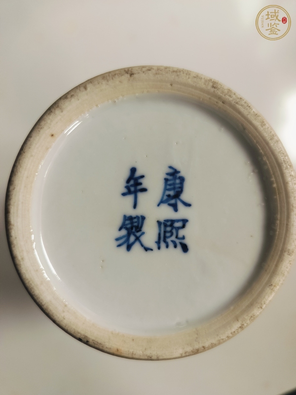 古玩陶瓷青花雞腿蓋瓶真品鑒賞圖