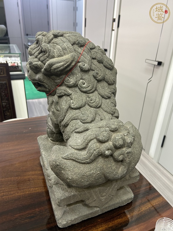 古玩雜項案頭獅真品鑒賞圖