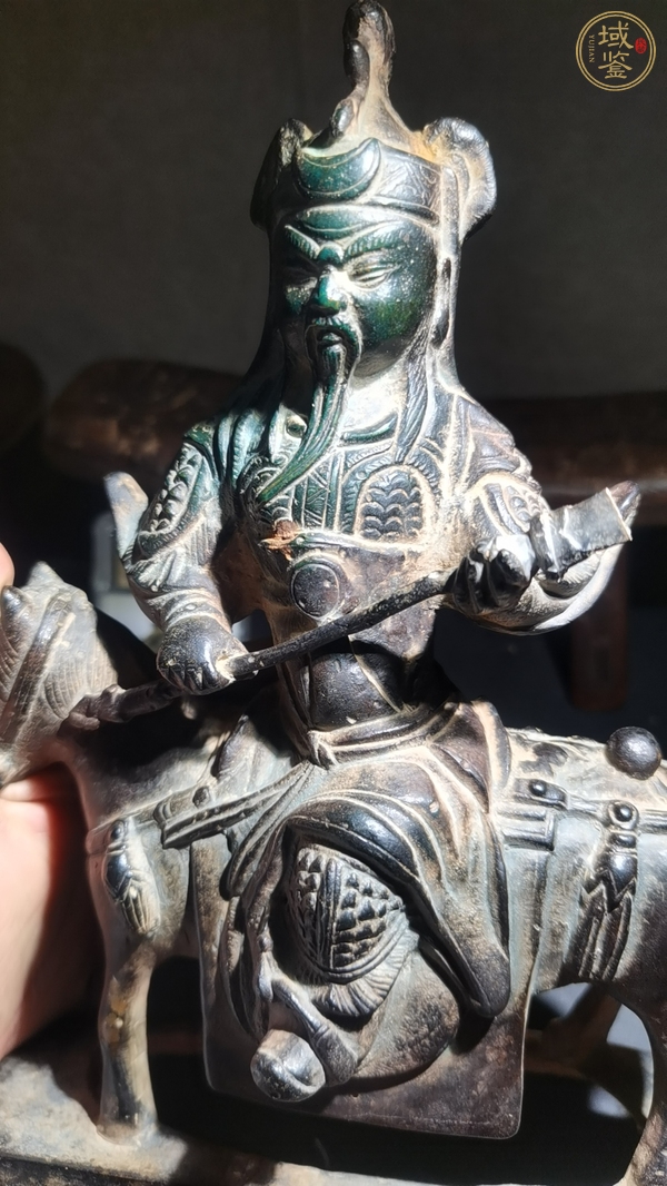 古玩銅器銅關(guān)公真品鑒賞圖