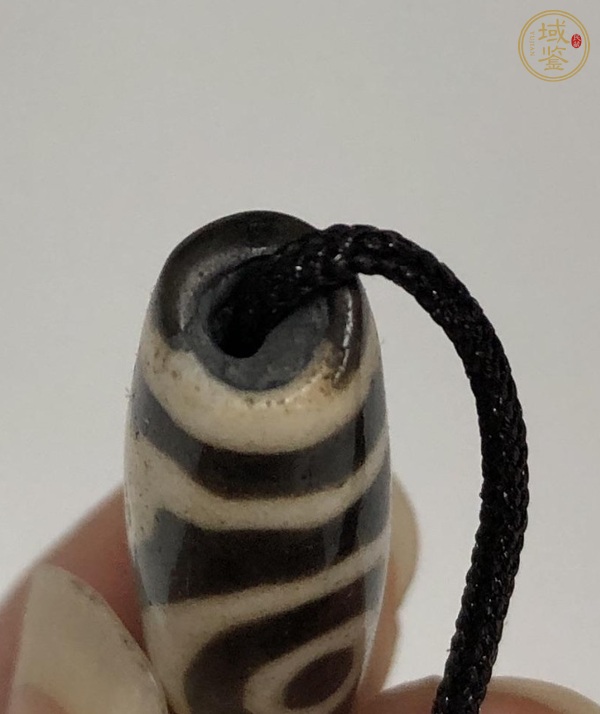 古玩玉器料器天珠真品鑒賞圖