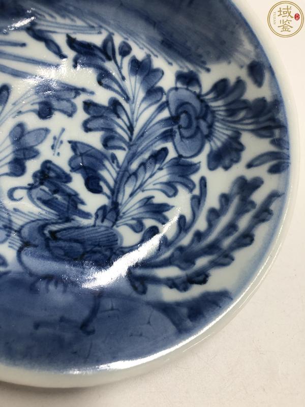 古玩陶瓷青花鳳求凰花卉紋盤拍賣,當(dāng)前價格1300元