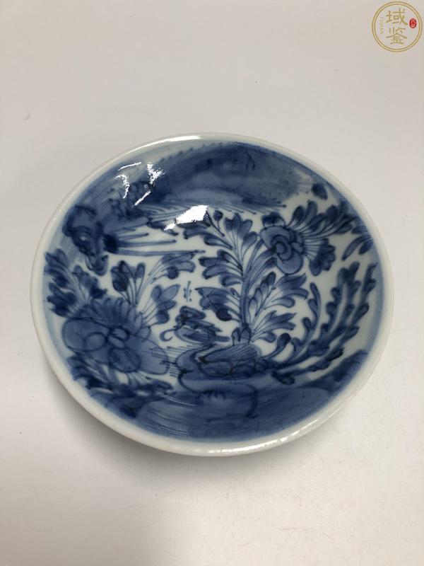 古玩陶瓷青花鳳求凰花卉紋盤拍賣,當(dāng)前價格1300元