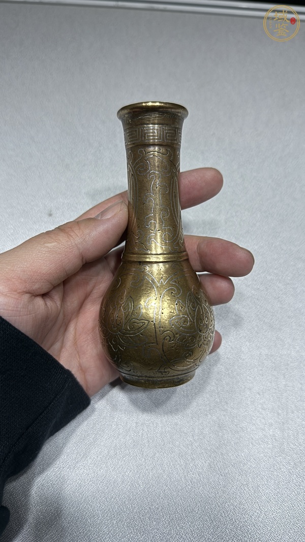 古玩銅器銅瓶真品鑒賞圖