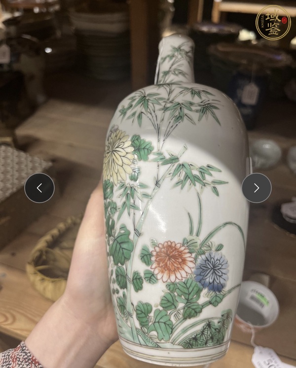 古玩陶瓷粉彩瓶真品鑒賞圖