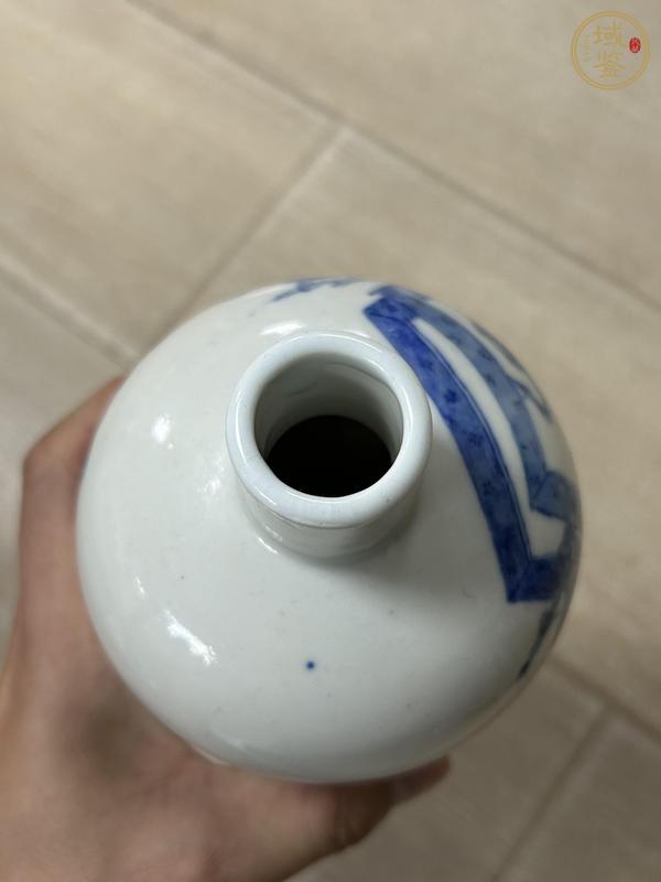 古玩陶瓷青花人物故事紋梅瓶真品鑒賞圖