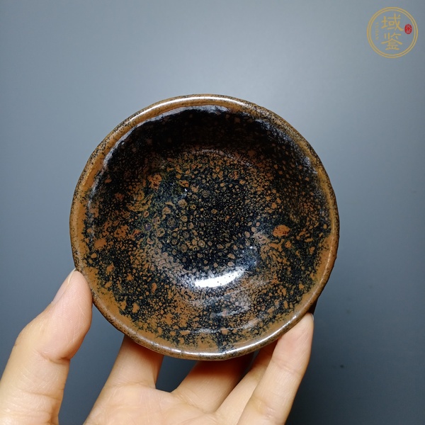 古玩陶瓷油滴杯真品鑒賞圖