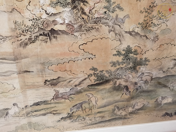 古玩字畫佚名《牧馬圖》真品鑒賞圖