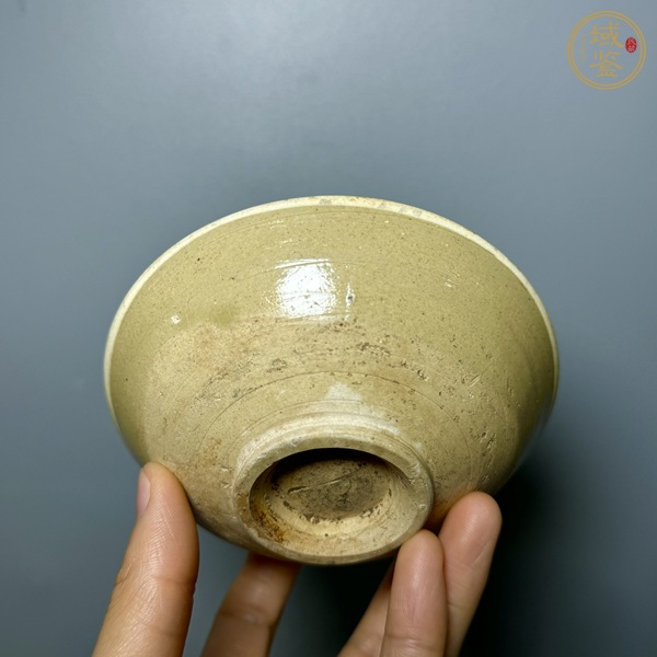 古玩陶瓷磁州窯白釉茶碗真品鑒賞圖