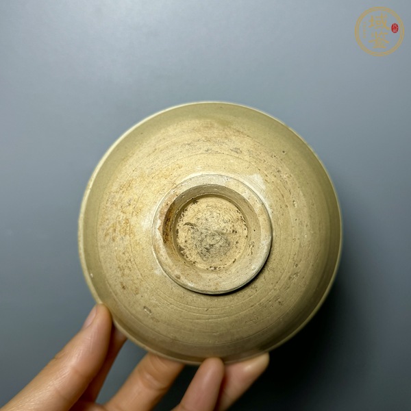 古玩陶瓷磁州窯白釉茶碗真品鑒賞圖